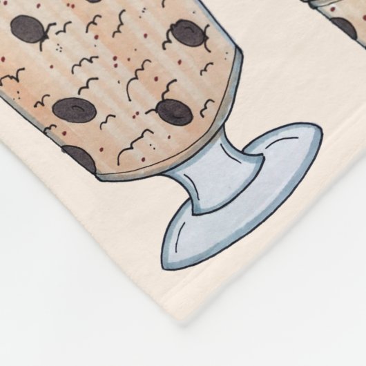 アロズコンドルチェプエルトリカココナッツライスプディング フリースブランケット (角)