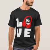 アロタ得ラブフォーヒップホップ Tシャツ (正面)