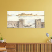 アロナ港（1795年）チャールズ・ゴア港 キャンバスプリント (インサイチュ (リビング))