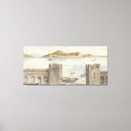 アロナ港（1795年）チャールズ・ゴア港 キャンバスプリント