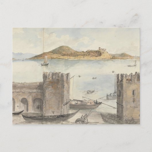 アロナ港(1795年)チャールズ・ゴア港 ポストカード (正面)