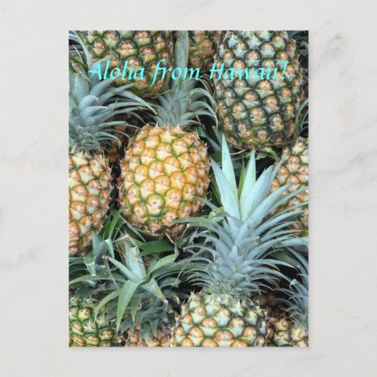 「アロハからハワイ」はがき ポストカード (正面)