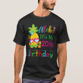 アロハそれは私の20誕生日サングラスパイナップル Tシャツ (正面)