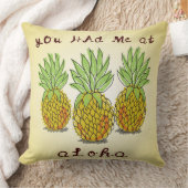 アロハで私を持っていた – パイナップル枕 クッション (ブランケット)