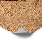 アロハという書言葉は砂のビーチに書かれ、2という言葉が付いている ポスター (角)