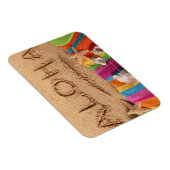 アロハという書言葉は砂地のビーチにある。 マグネット (右側)