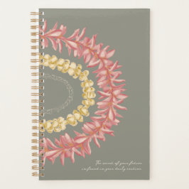 アロハと歩き回るレイの日、未来を創る プランナー手帳