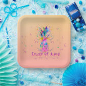 アロハのはね ペーパープレート (パーティー)