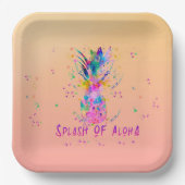 アロハのはね ペーパープレート (正面)