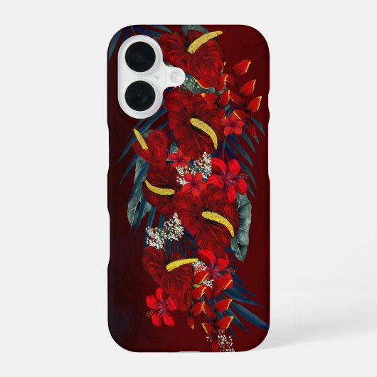 アロハのスマホケース iPhone 16ケース (裏面)