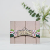 アロハの挨拶 ポストカード (スタンド正面)