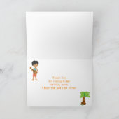 アロハアフリカンアメリカンボーイサンキューカード サンキューカード (内部)