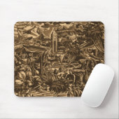 アロハオアフのハワイの熱帯景色 マウスパッド (マウス)