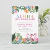 アロハオネダーランド夏の熱帯少女1st誕生日 招待状 (スタンド正面)