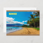 アロハカスタマイズハワイトロピカル ポストカード (正面/裏面)