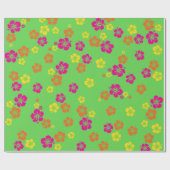 アロハカワイイハワイアンキッズバースデーパーティー ラッピングペーパー (フラット)