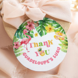 アロハガールサマートロピカルルアウ（ハワイ式宴会）誕生日パーティー フェイバータグ