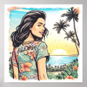 アロハガール ポスター (正面)