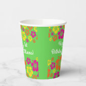 アロハキュートハワイアンキッズ1st誕生日パーティー 紙コップ (左)