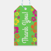 アロハキュートハワイアン1st誕生日パーティーテーマ ギフトタグ (正面)