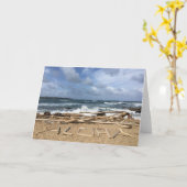 アロハグリーティングカード カード (黄色い花)