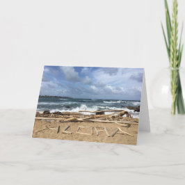 アロハグリーティングカード カード