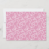 アロハコアラトロピカルピンクベビーシャワー招待状 招待状 (裏面)