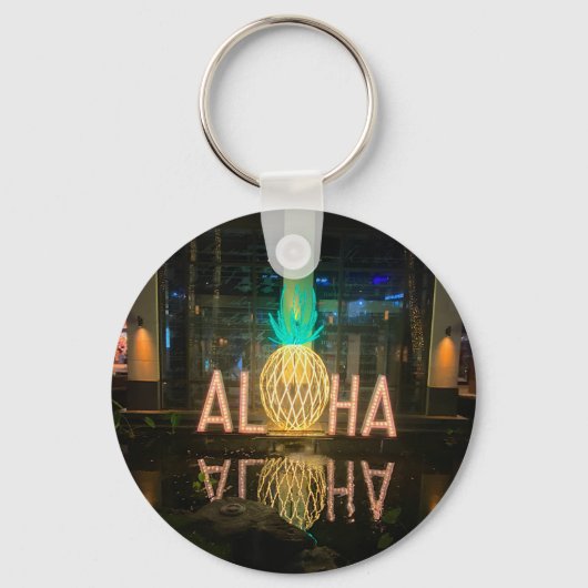 アロハサイン#1キーチェーン キーホルダー (正面)