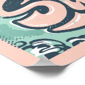 アロハサマーサーフィン ポスター (角)