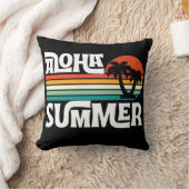 アロハサマービベスレトロヴィンテージ クッション (ブランケット)