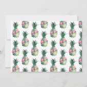 アロハサマールアウ（ハワイ式宴会）パーティの招待状 招待状 (裏面)