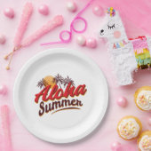 アロハサマー ペーパープレート (パーティー)