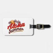 アロハサマー ラゲッジタグ (正面横)
