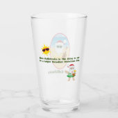 アロハサンタクロースガラスタンブラー タンブラーグラス (裏面)