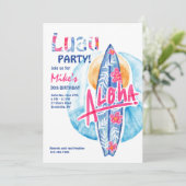 アロハサーフボード招待状 招待状 (スタンド正面)