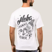 アロハサーフライダー Tシャツ (裏面)