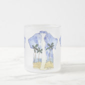 アロハシャツのマグ及び飲み物用品 フロストグラスマグカップ (中央)