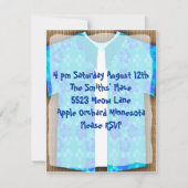 アロハシャツルアウ（ハワイ式宴会）ティキパーティー 招待状 (正面)