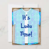 アロハシャツルアウ(ハワイ式宴会)ティキパーティー 招待状 (裏面)