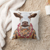 アロハシャツ牛 クッション (ブランケット)