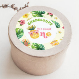 アロハスイートワン熱帯ルアウ（ハワイ式宴会）誕生日パーティー ラウンドシール