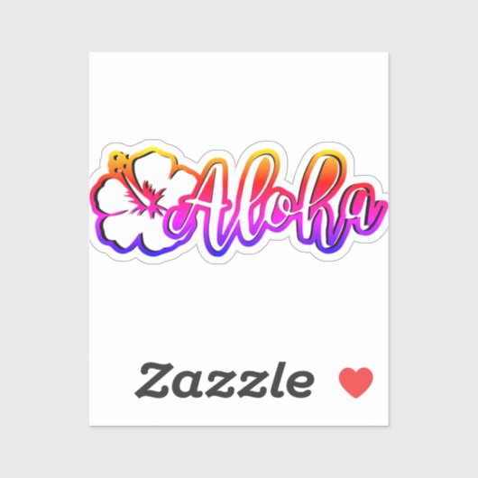 アロハステッカー シール (シート)