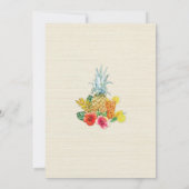 アロハストックザバーカクテル婚約招待状 招待状 (裏面)