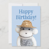 アロハソックサル誕生日カード 招待状 (正面)