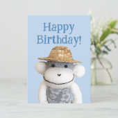 アロハソックサル誕生日カード 招待状 (スタンド正面)