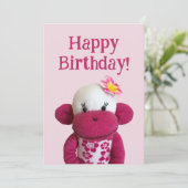 アロハソックサル誕生日カード 招待状 (スタンド正面)