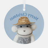 アロハソックサル(少年) ガラスオーナメント (裏面)