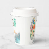 アロハティキサーフボードトロピカルルアウ（ハワイ式宴会）ハワイアンパーティー 紙コップ (右)