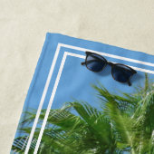 アロハデイヤシの木がある ビーチタオル (インサイチュ)