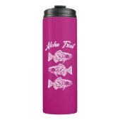 アロハトラウトハワイアンピンク タンブラー (正面)